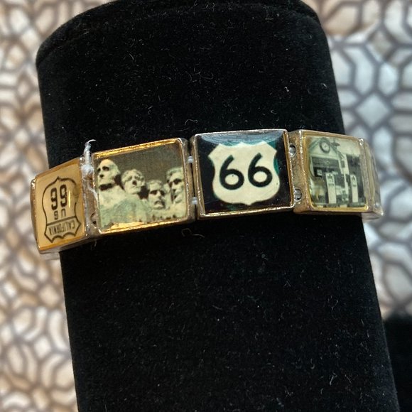 Route 66 Bracelet 2003 On the Road by Gigi. New with tag - Picture 3 of 5